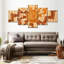Native American Tissage - 5 pièces sur toile tendue-158228952