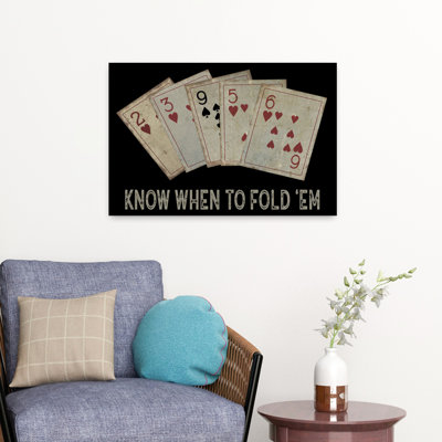 «Know When To Fold 'Em», art contemporain abstrait