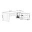 Bureaux rectangulaires en bois massif 78,74 "noyer-107970938-107970939