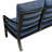 Trindle 52.12'' Wide Straight Aluminum Loveseat with Cushions-1593912224