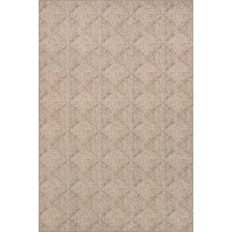 Joplin SpinClean Casual Trellis Cotton Machine Washable Area Rug, Rectangle 8' x 10'