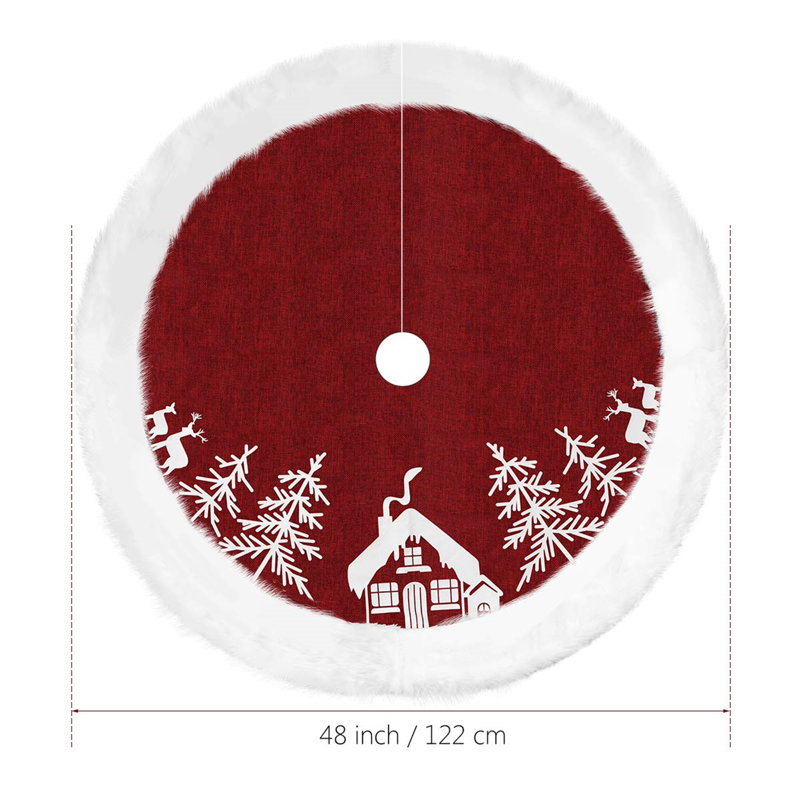 Temperence Faux Fur Tree Skirt