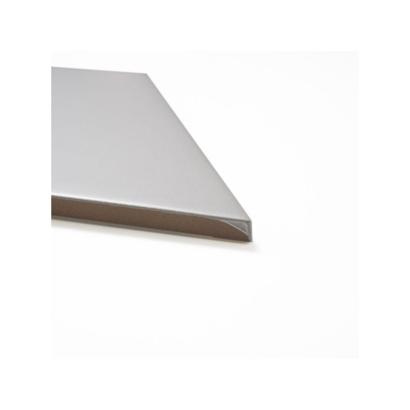 Motion 7.5×13 Harlequin Matte Silver Porcelain Tile, Gray