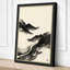 Mountains in Mist Japandi - Wrapped Canvas-1604855366-1604855353