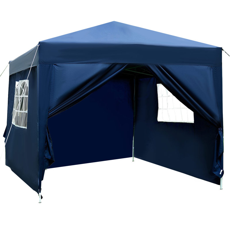 3m x 3m Steel Pop-Up Gazebo, Blue