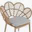 Chaise d'extérieur en osier, ensemble de 2