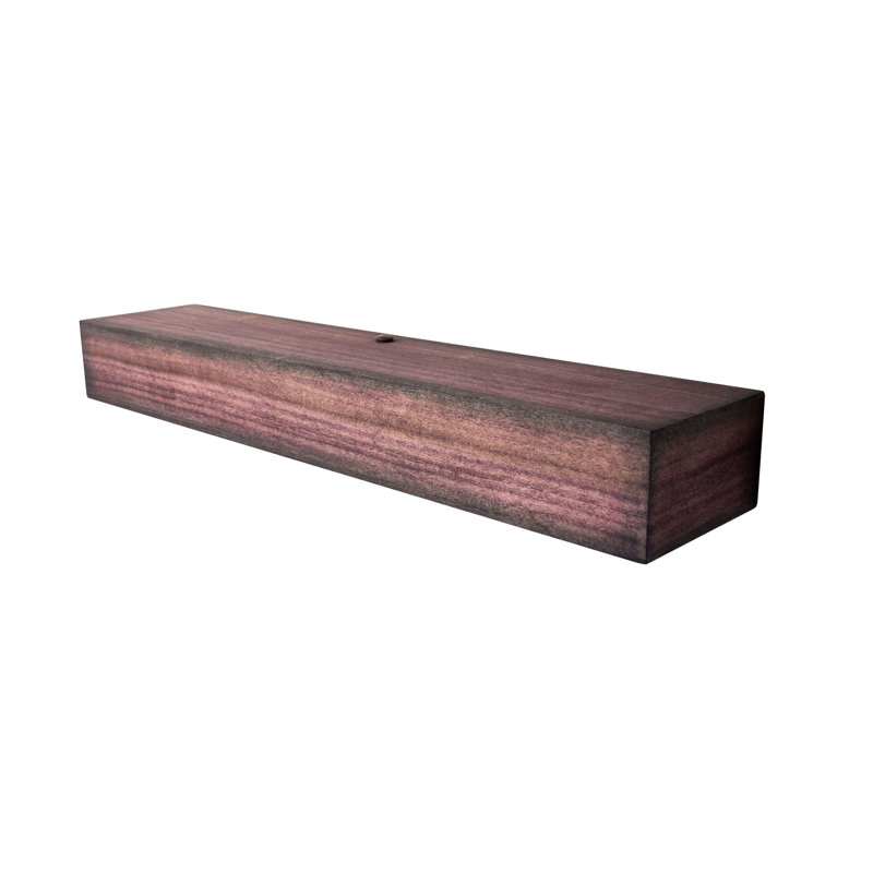 Rayne Poplar Floating Shelves, Cherry, 6" H x 63" W x 8" D