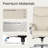 Chrome Office Chair – Smooth Recline & Rocking, Effortless Assembly-1266021292