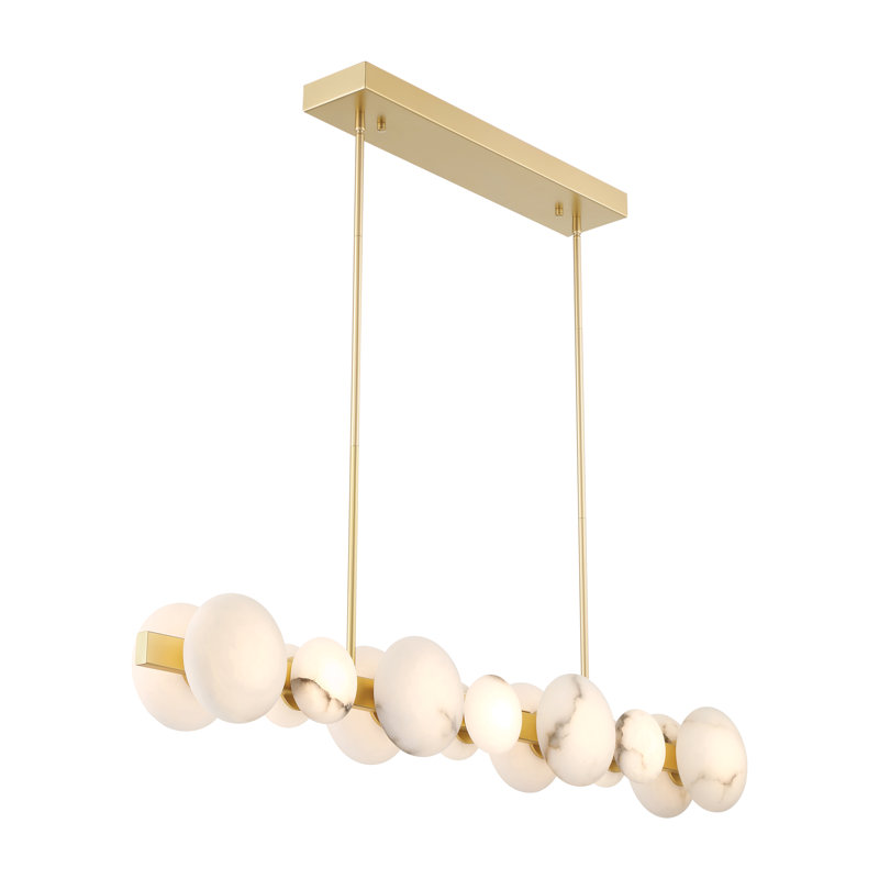 Minka Lavery Zill - 14 Lt Led Island In Lily Gold Finish
