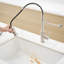 Robinet de cuisine avec douchette extractible en acier inoxydable-104406419