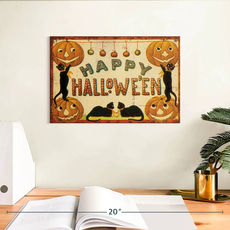 Lelend Halloween, nostalgie, joyeux Halloween, H 8 po x l 12 po