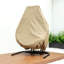 Balancelle à double siège suspendue en osier gris anthracite avec support / coussin bleu poudré Egg Chair