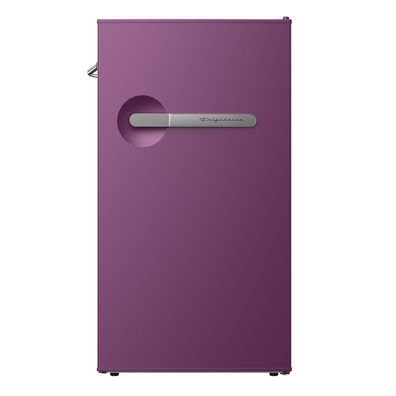 Frigidaire 3.2 Cu. Ft. Retro Compact Refrigerator with Built-In Side Bottle Opener, Plum