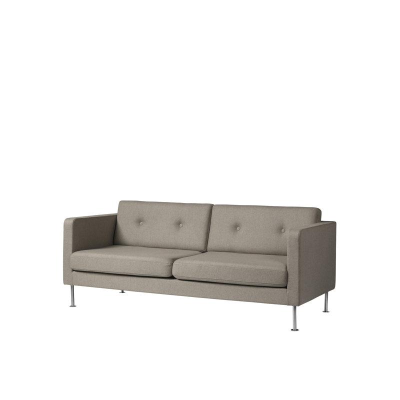 Firhoj Sofa, 32.28" H x 77.95" W x 34.65" D, Light Brown Wool
