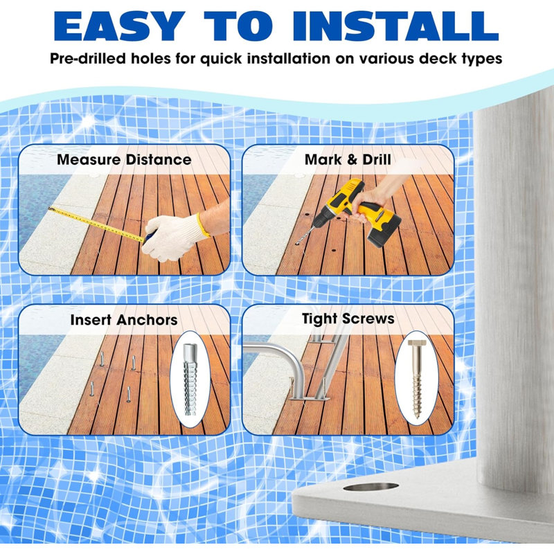 Pool Rail 48x36 inch Pool Railing