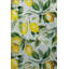 Tapis décoratif moderne à motif de branches d'arbre et de citron bleu clair-2094404033