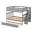Lit superposé double avec couchette Ereline par Harriet Bee-1843609000