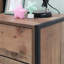 Juno 43.8cm W Manufactured Wood Bedside Table