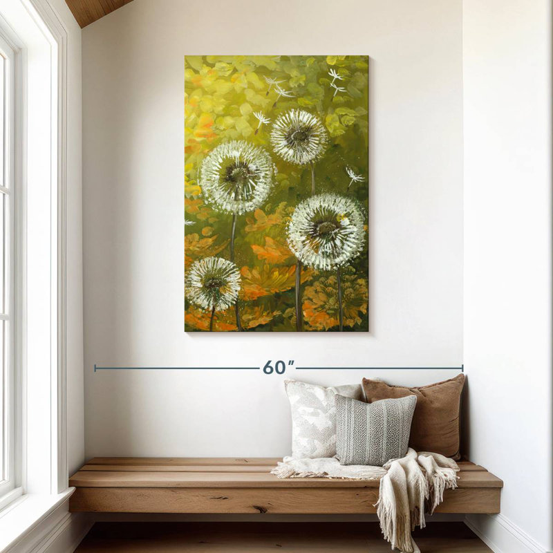 Harnek Dandelions, 45" H x 30" W