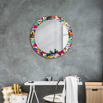 Huldar Glass Flat Wall Mirror