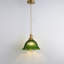 Luminaire suspendu à abat-jour en verre Flower-265067187