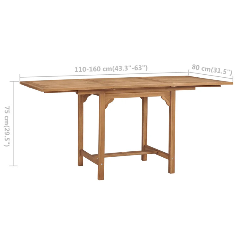 Ghugas Extendable Teak Dining Table