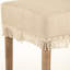 Lucas Upholstered Stool with Solid Wood Frame-2069066161