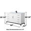 Ensemble de meuble-lavabo simple 60 po Amici-86706244-123176097-123176100