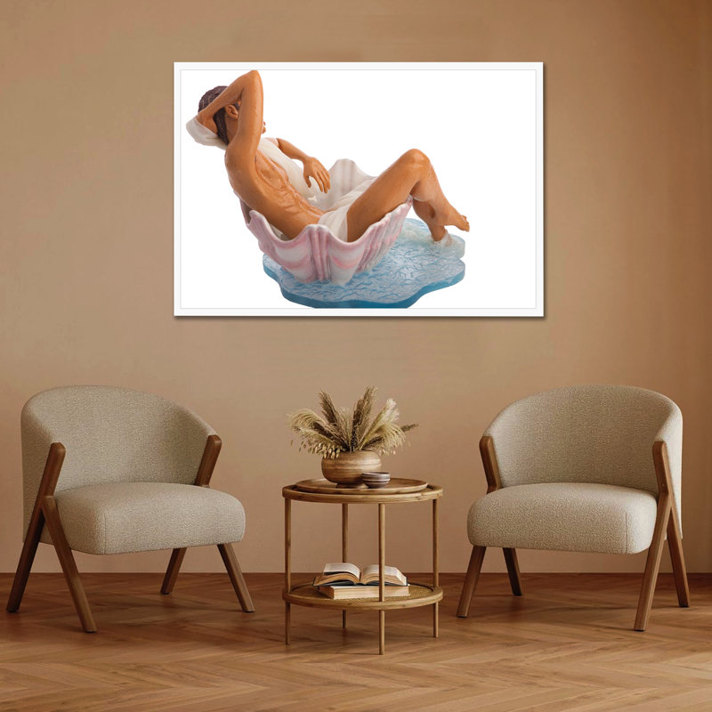 Good Black Art "Eros" par PJ Harper | Reproduction d'art encadrée en bois massif à édition limitée | Prêt à être suspendu
