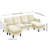 4 Seat Comfy Modular Sofa Couch-108207871