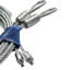 Garage Door 9' 6" Cable Assembly For High Torsion Spring (Blue)