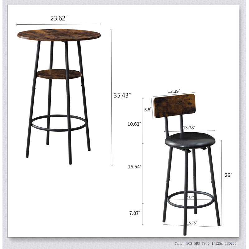 Hagensee Upholstered Counter Stool