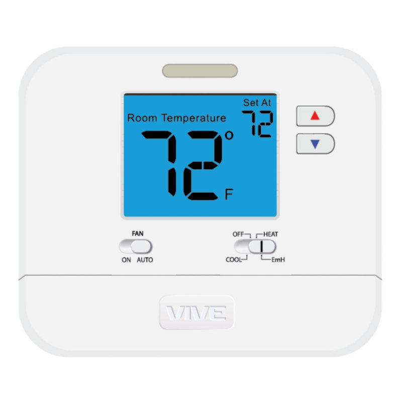 Vive – Non-programmable Large Display Thermostat 1h/1c