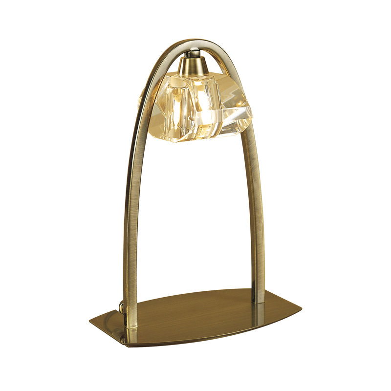 Veun Metal Table Lamp, Antique Brass