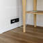 Commode lit escamotable en bois avec tiroir de rangement, station de charge intégrée et matelas Tucson-738224863-738224860