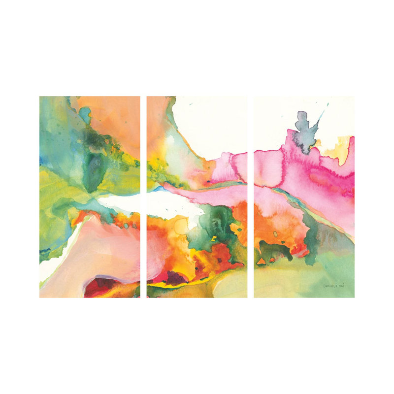 Liquilis Crop - ensemble d'art mural sur toile tendue (ensemble de 3)