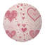 Tapis tressé rose doux-106464039