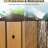 8Ft X 4Ft Metal Storage Shed With Air Flow Function - Coffee For Backyard Weather- Patio Area-124311221