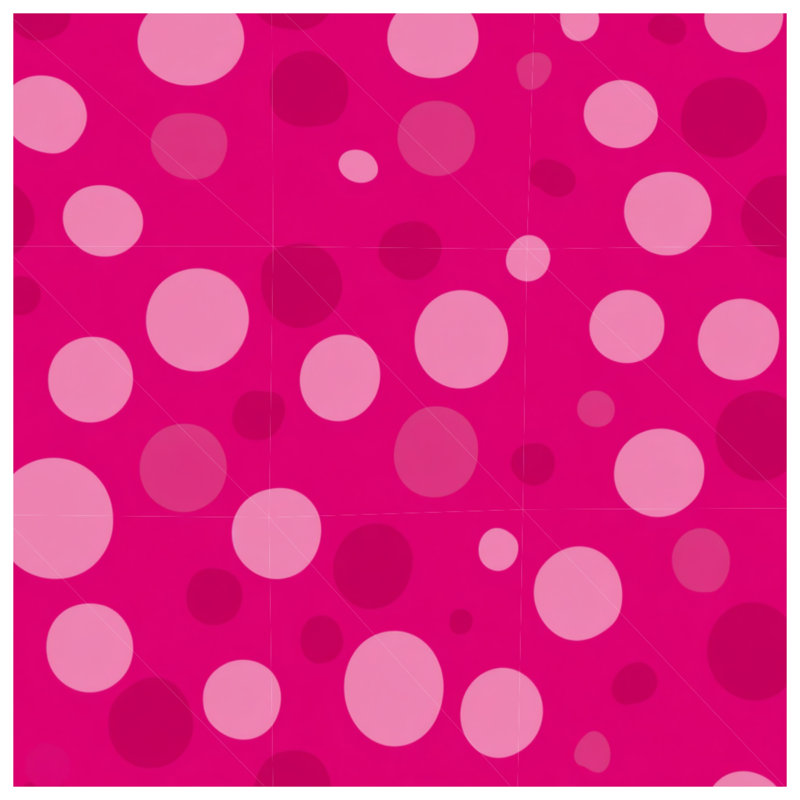 Coussin décoratif à pois, 20 po x 20 po