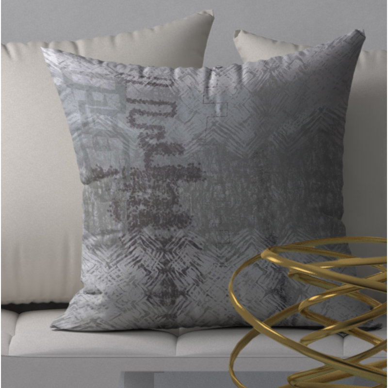 Housse de coussin carrée/insert, 18 po x 18 po