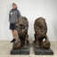 Lion Bronze Garden Statue