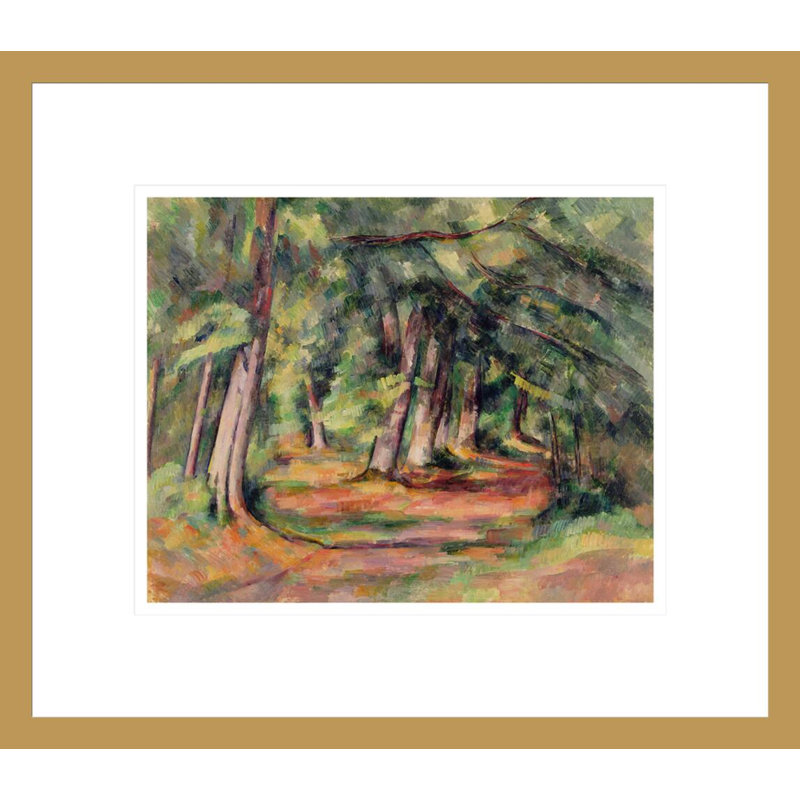 «Sous-bois» par Paul Cézanne, H 13,75 po x l 15,75 po