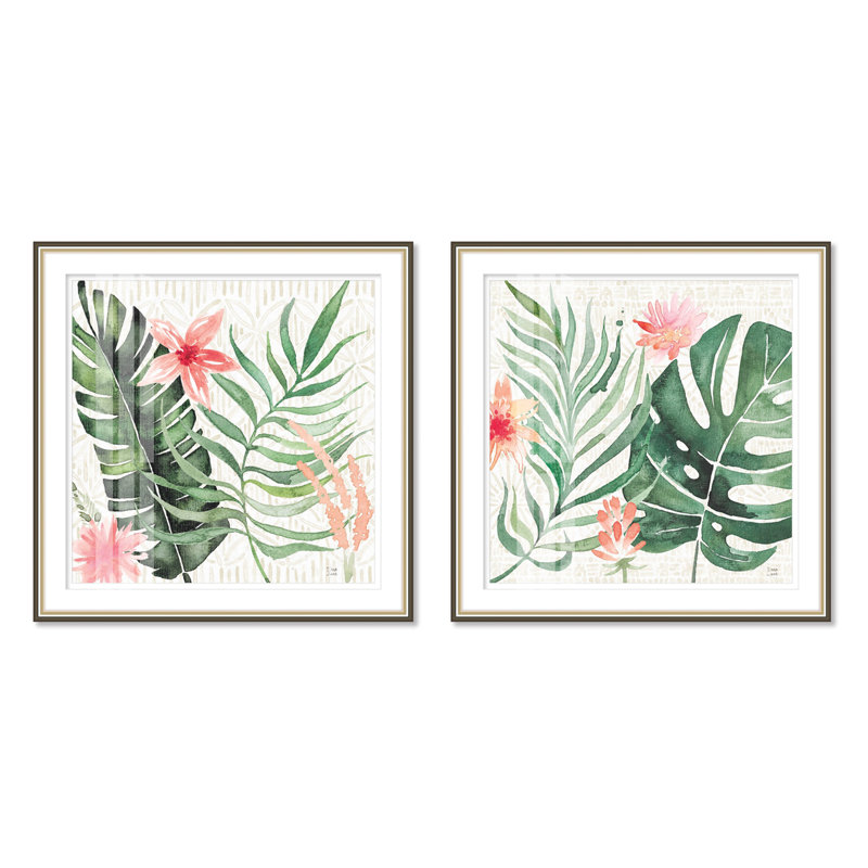 Tropical Floral 2 Piece Print