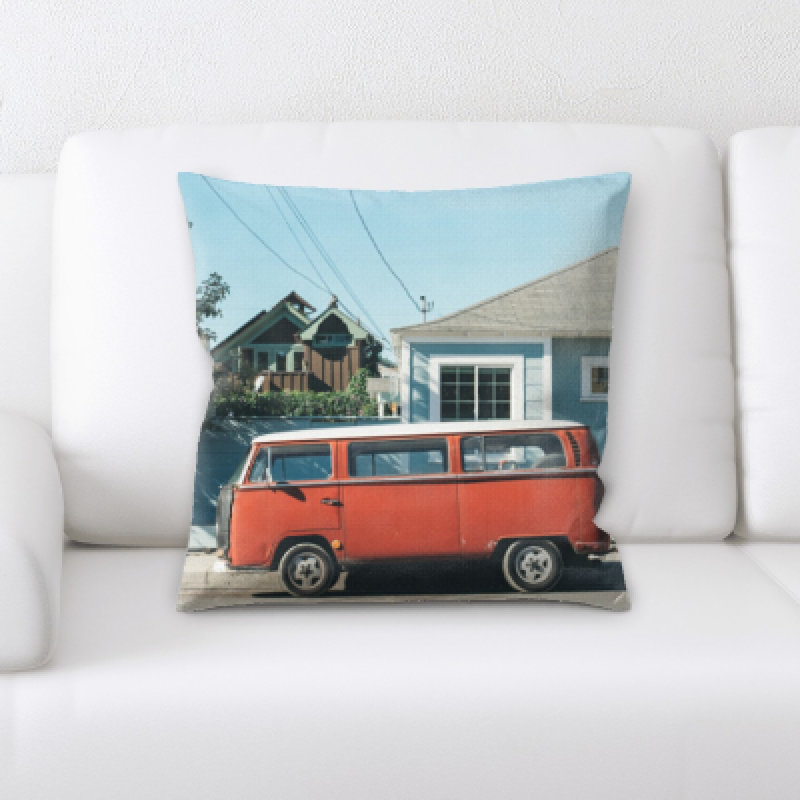Microsuede Throw Pillow