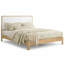 Luca solid wood boucle upholstered headboard bed frame-131499533-131499535