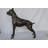 Boxer Dog Bronze Statue - Size: 35"L X 10"W X 36"H.