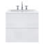 Linear 24" Wall Mounted Single Bathroom Vanity with Top-517121274