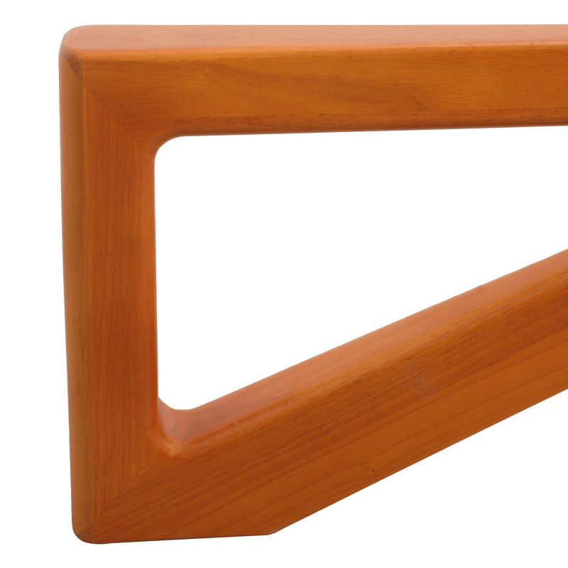 Issie Solid Wood Table Base, Light Walnut