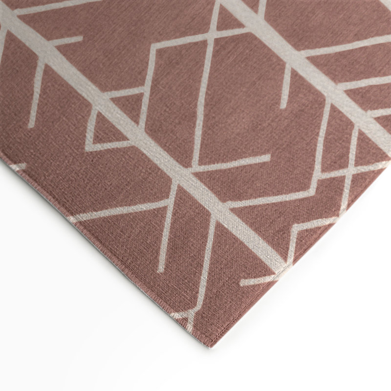 Tapis brun intérieur et extérieur Trellis, Rectangulaire 3 pi x 5 pi
