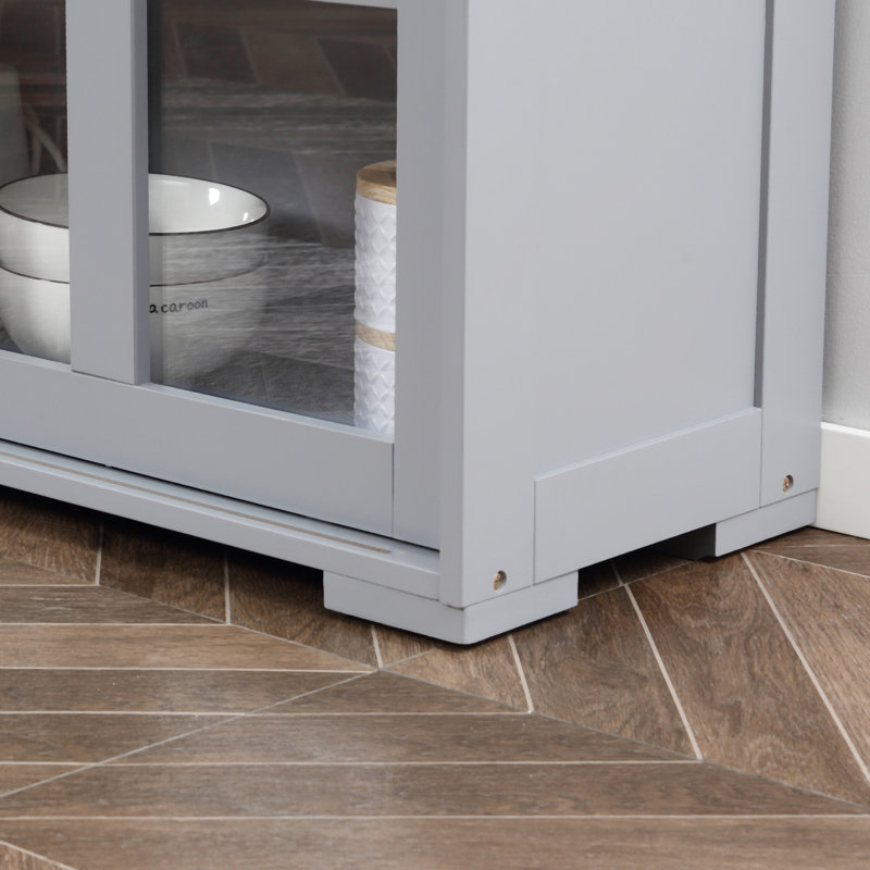 Sideboard Buffet Cabinet, Gray